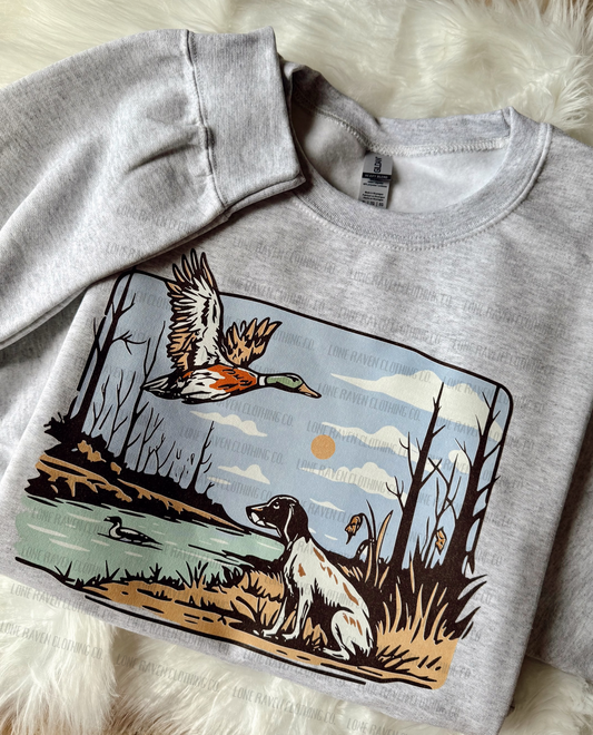 Duck hunting dog