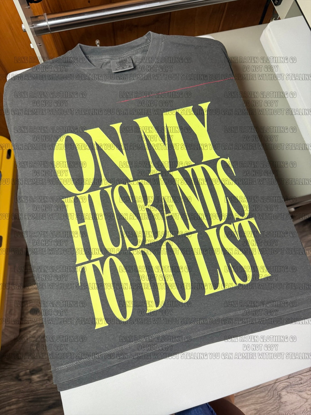 On my husbands do to