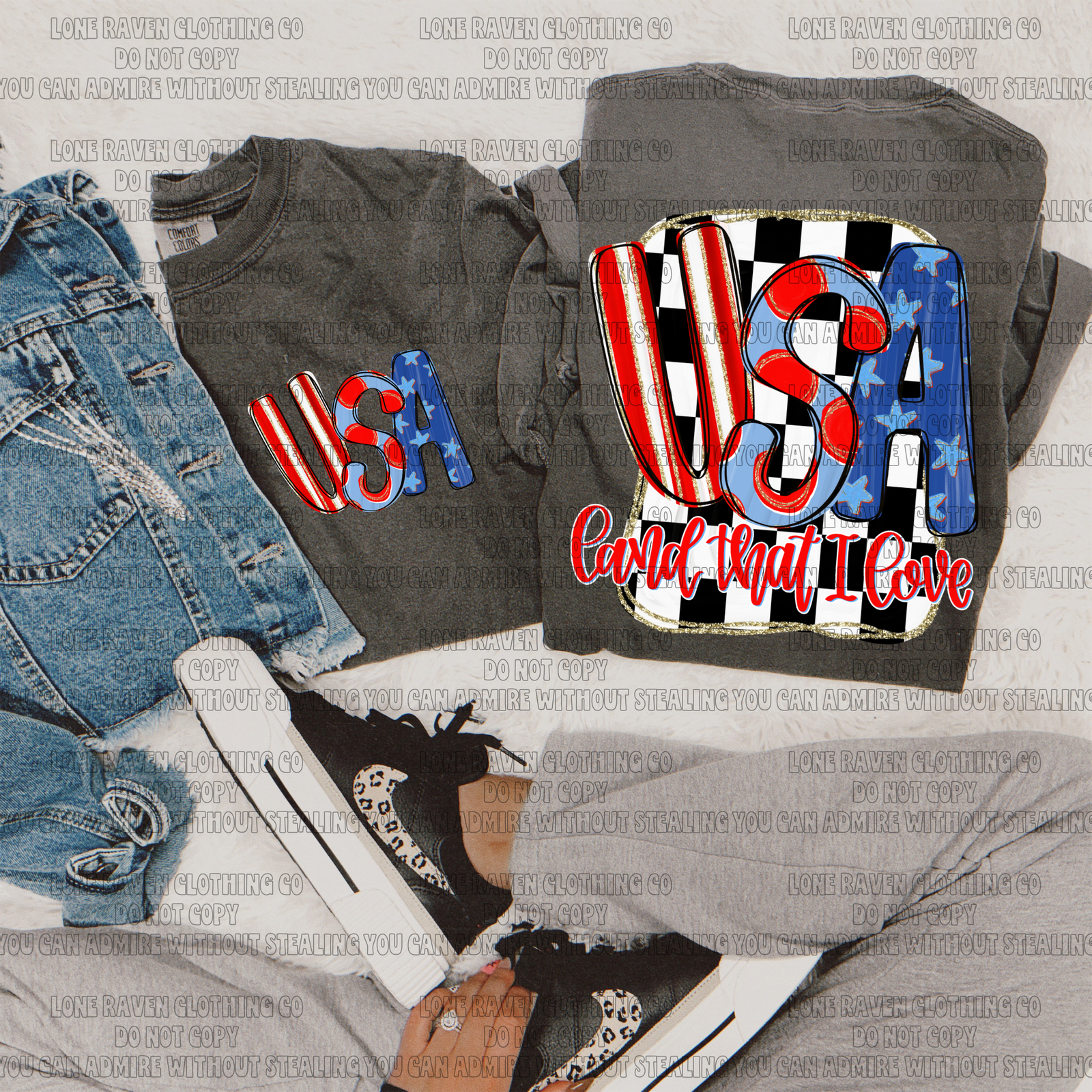 USA CHECK front + back
