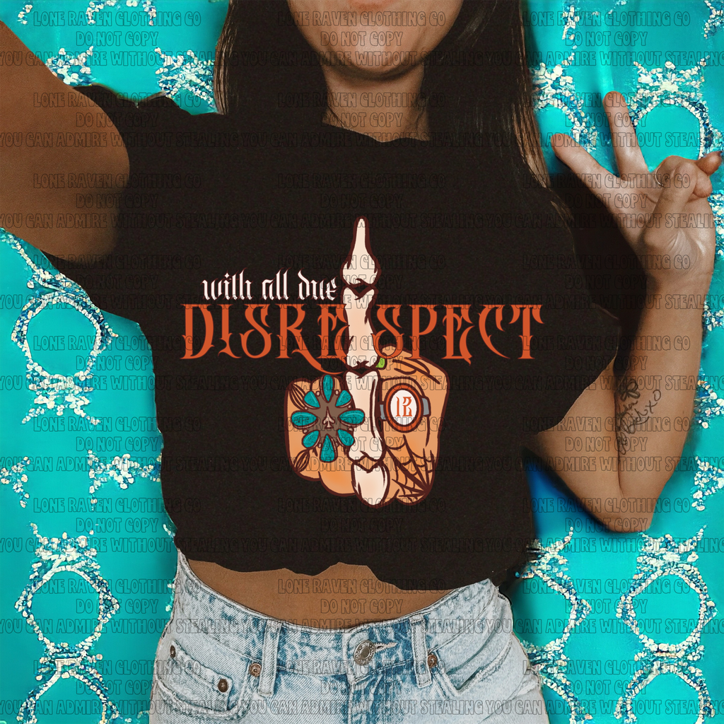 With all due disrespect