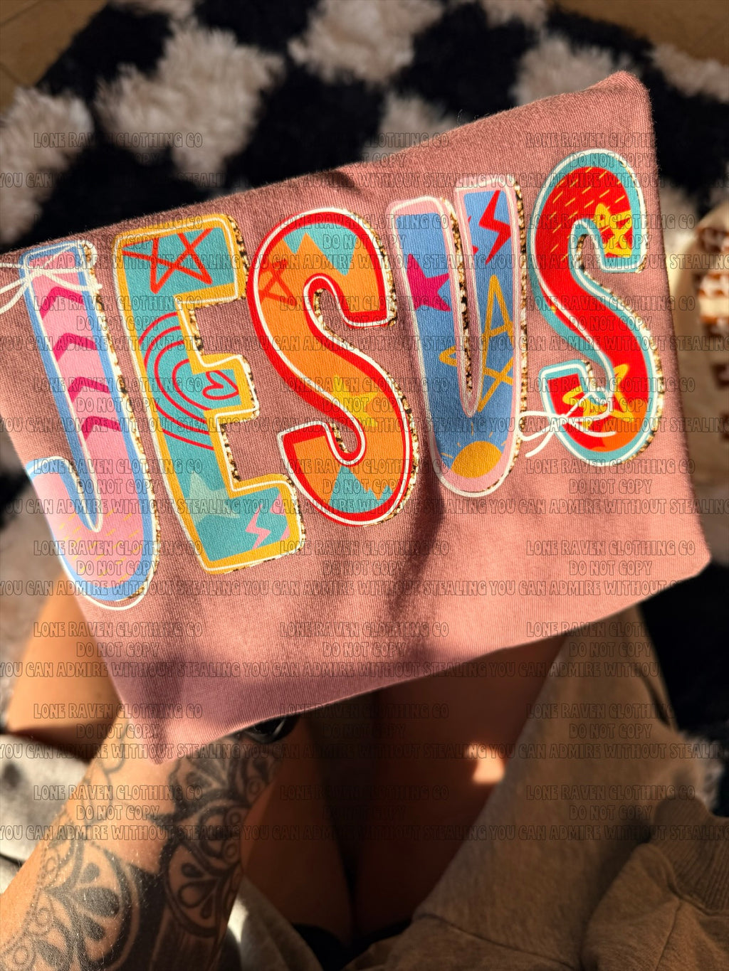 Jesus w gold trim